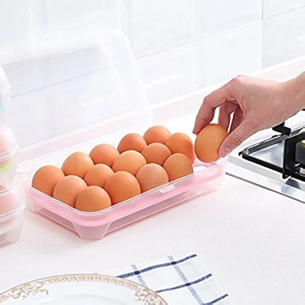 15 Grid Egg Storage Box, Egg Storage Container