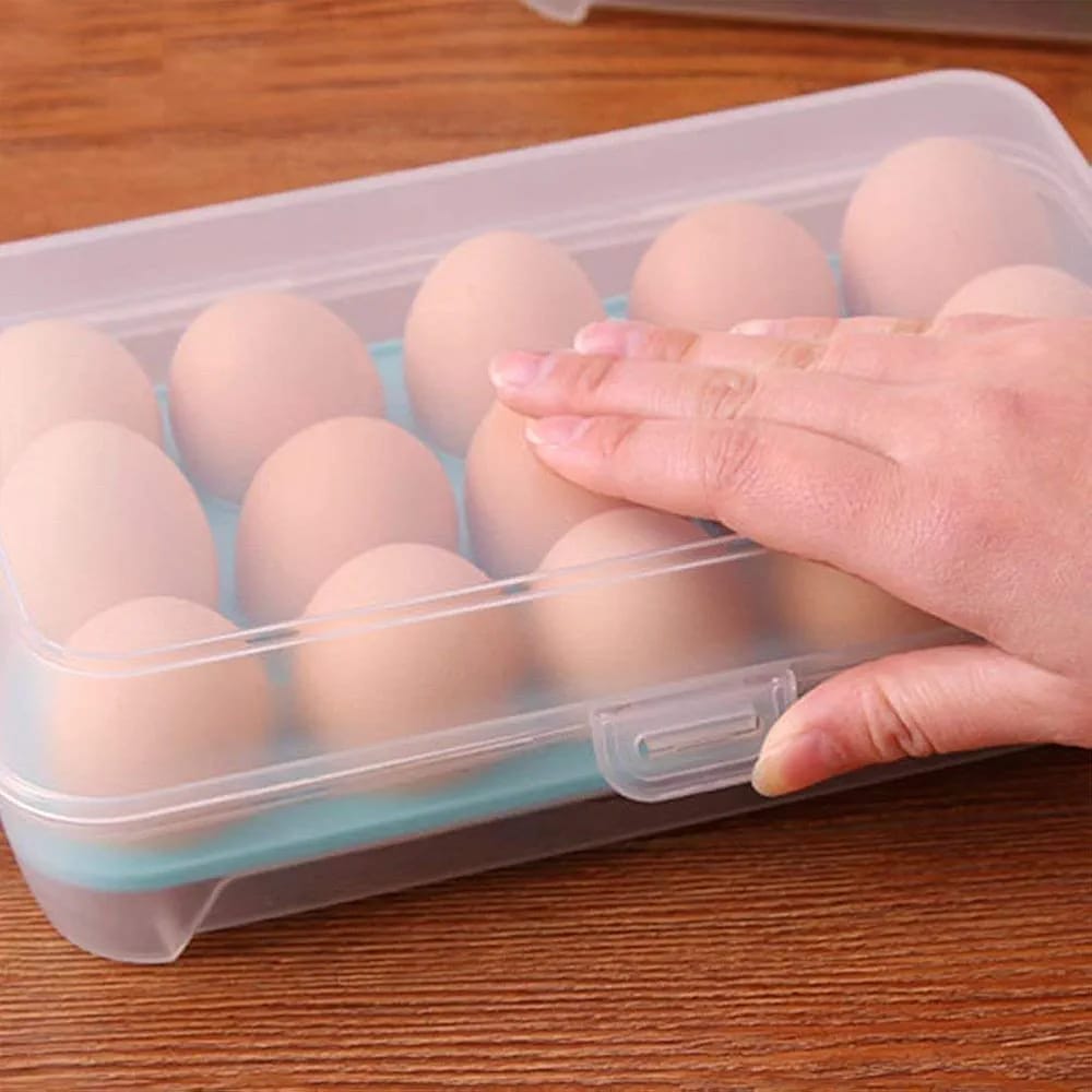 15 Grid Egg Storage Box, Egg Storage Container