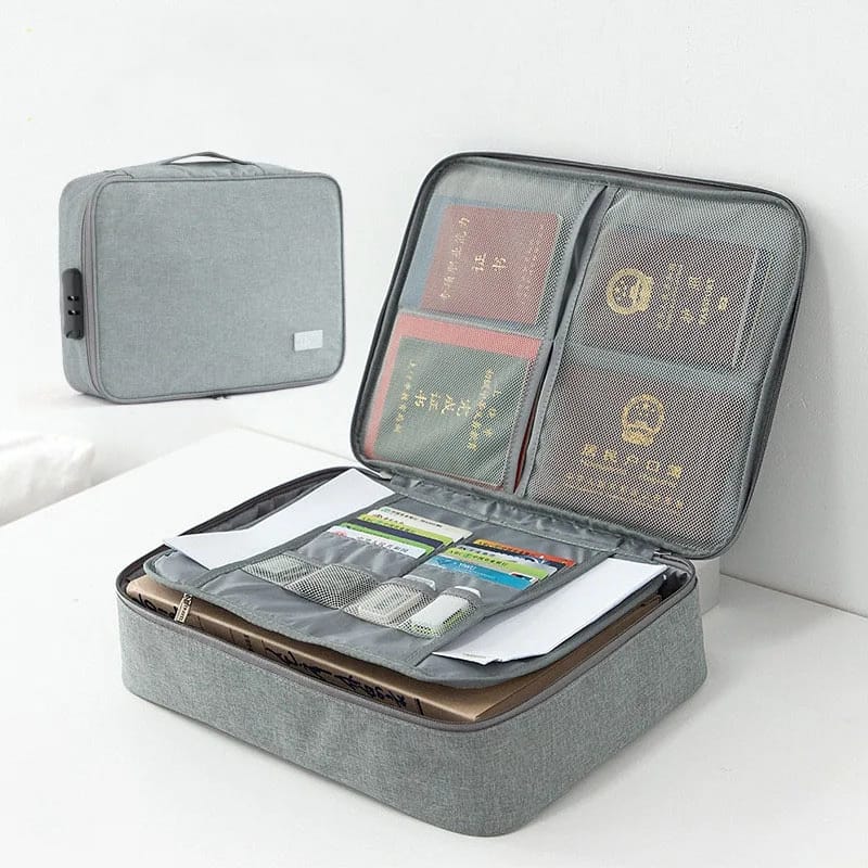 Multilayer Portable File Storage Bag