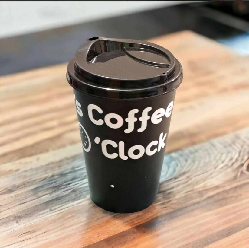 1PC Printed Plastic Coffee Cup 500ML