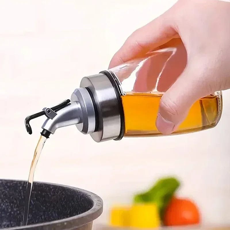 fancy 180ML Glass Oil Dispenser Bottle