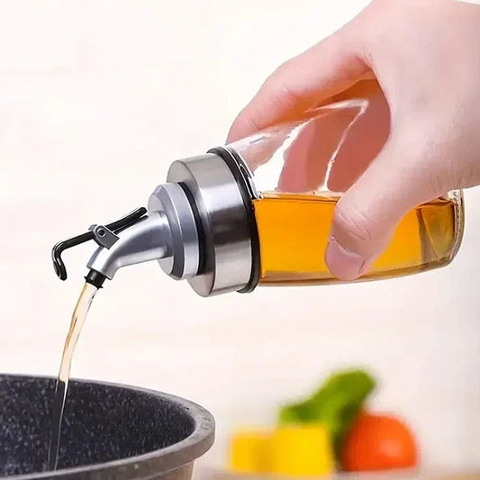fancy 180ML Glass Oil Dispenser Bottle
