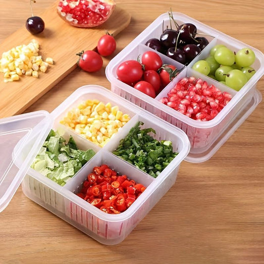 Multipurpose Drainage Kitchen Basket with 4 Detachable Compound