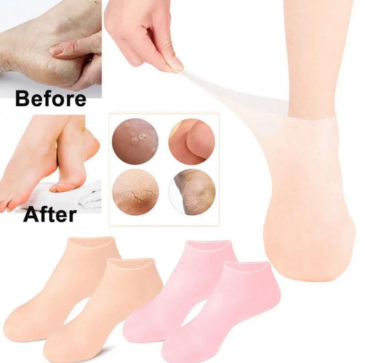 Silicone Moisturizing Gel Heel Socks