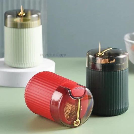 Toothpick Holder Push To Pop Up