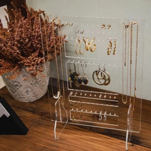 Acrylic Jewellery Stand, Transparent Jewellery Display Organizer