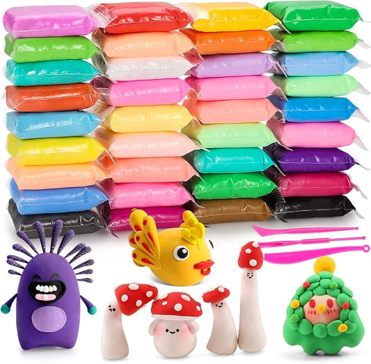 Multi-functional pack of 12 Super Clay