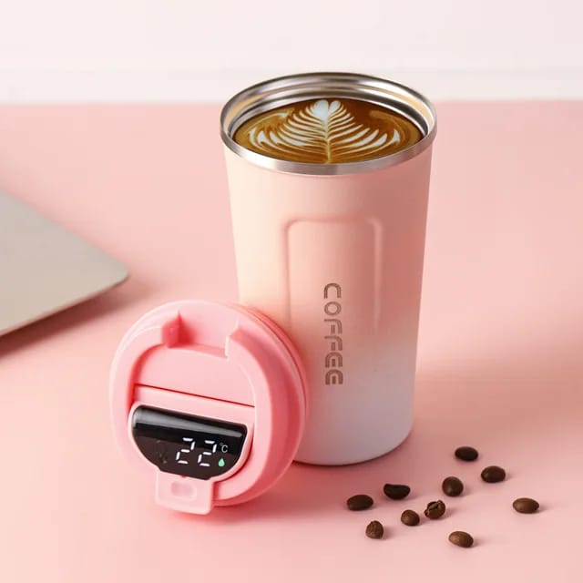 Smart Thermal Coffee Mug LED Temperature Display Insulated