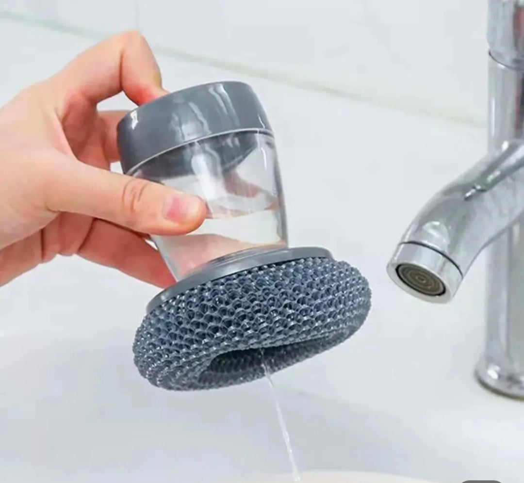 Palm press Handle pot cleaning brush