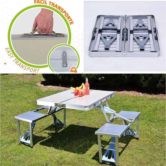 Aluminum portable table