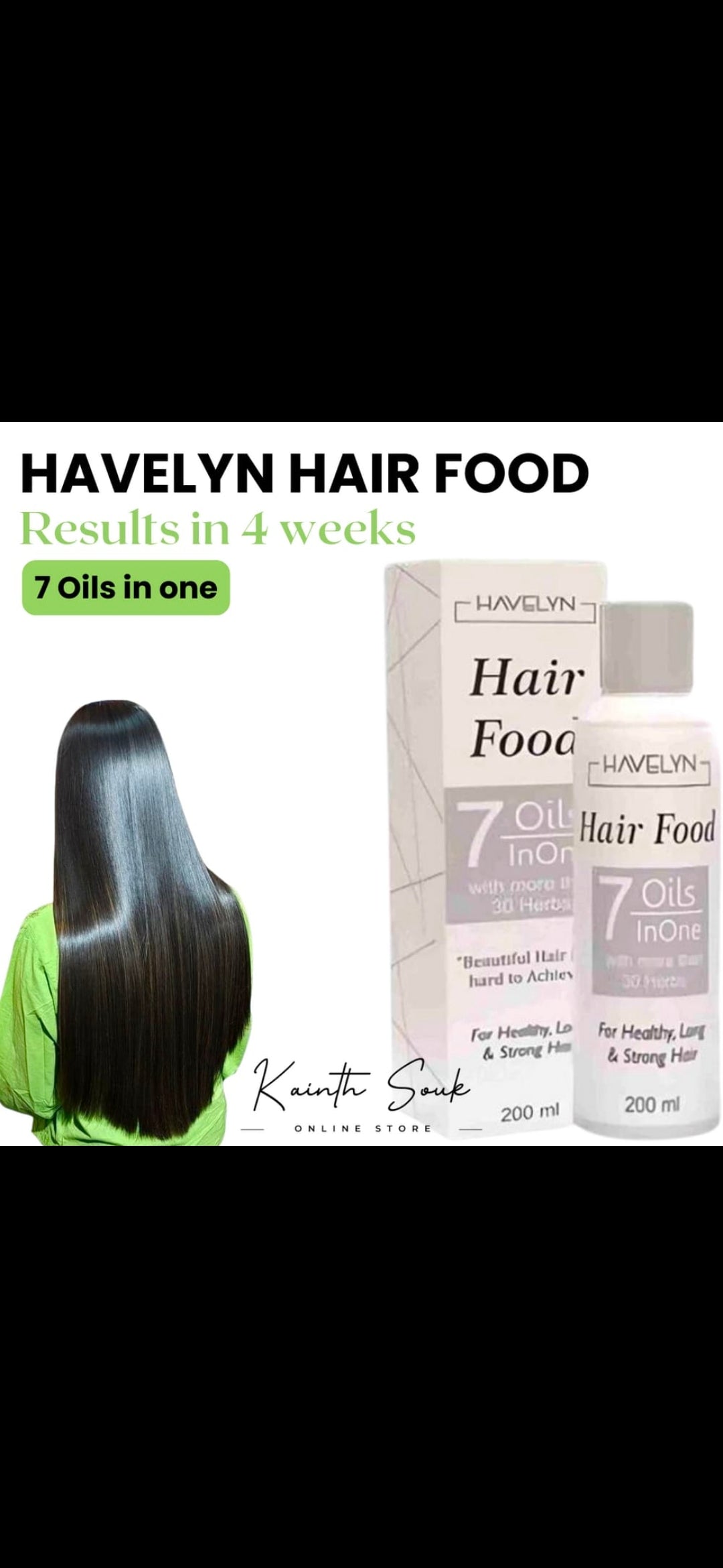 Hair food oil