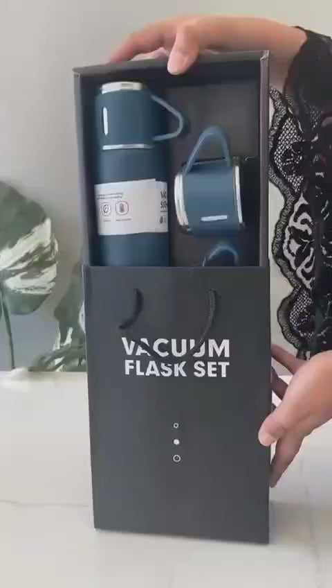 4 in 1 stainless steel water bottle