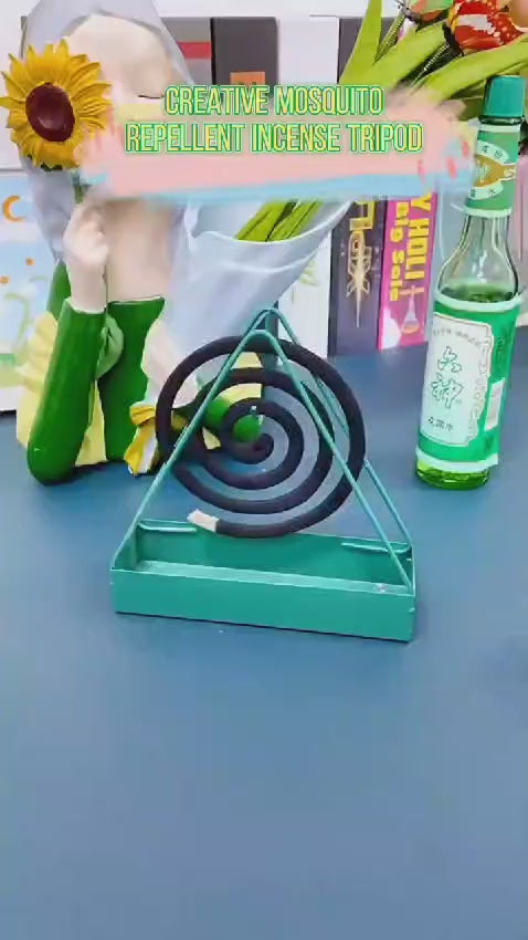 TRIANGLE MOSQUITO COIL STAND.