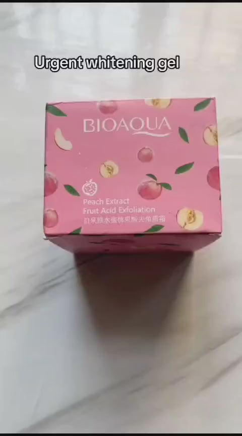 Bio aqua Peach Extract Mud, Skin Care Deep Cleansing Face Scrub Cream