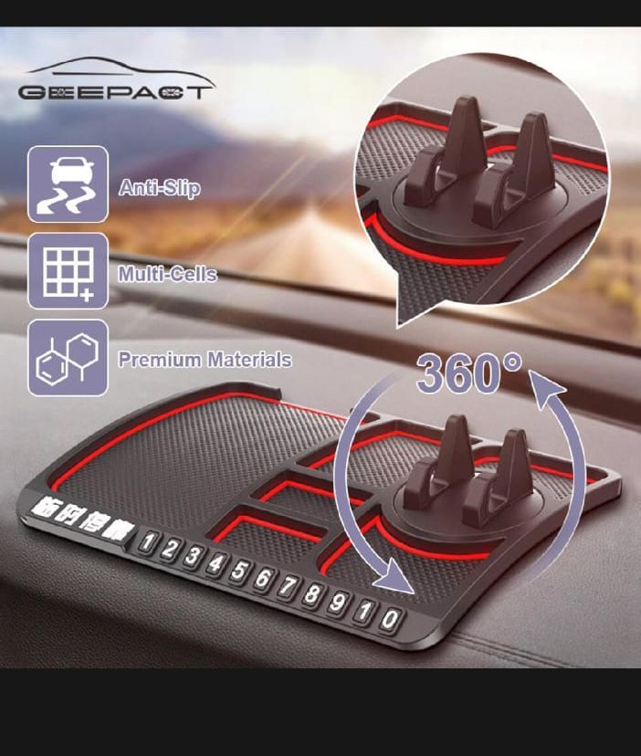 Multipurpose Silicone Car DashBoard Heavy Anti Slip Mat