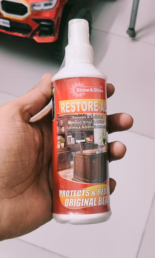 Car Polish spray deshboard/tyres