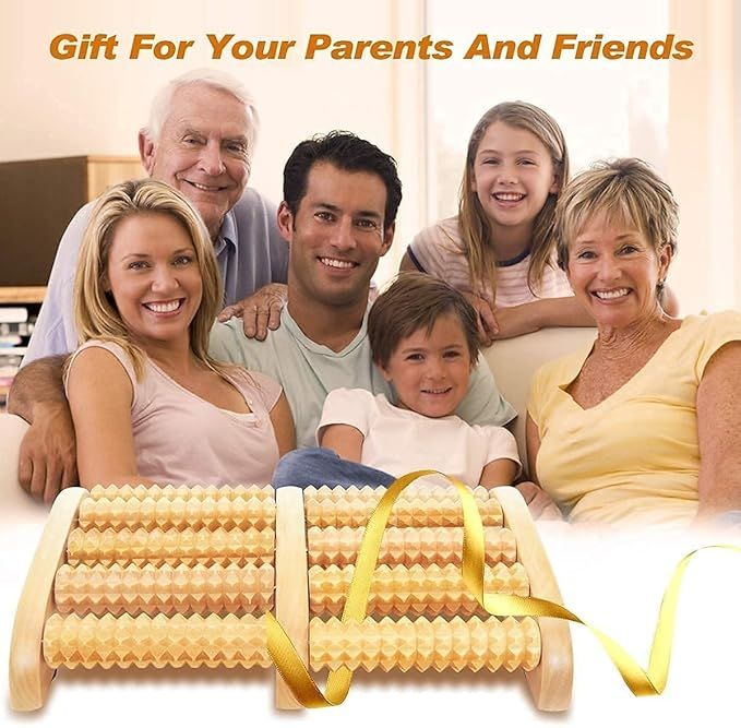 Wooden Foot Massager Roller 🌿