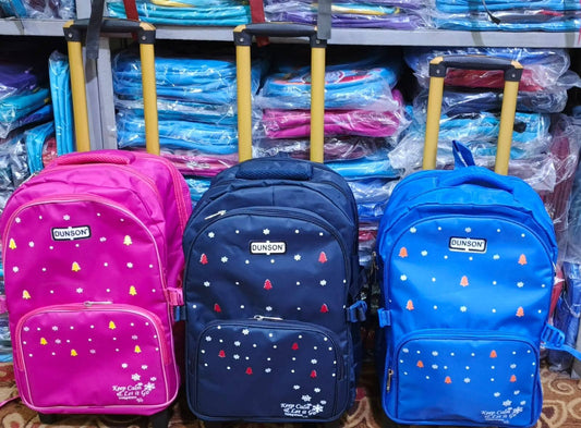 School bag with wheel