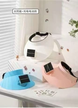 Cap With Solar Powered Fan