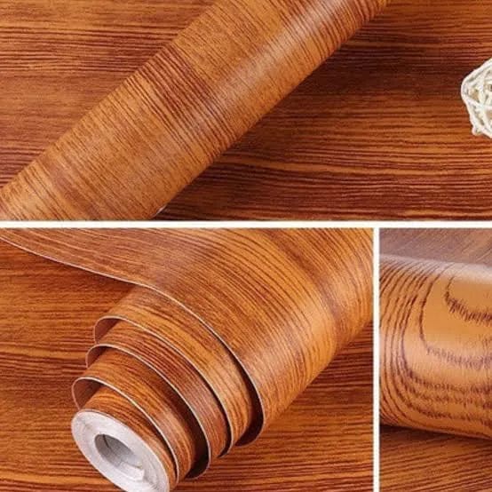 Wooden Texture Wall Sheet Stickers