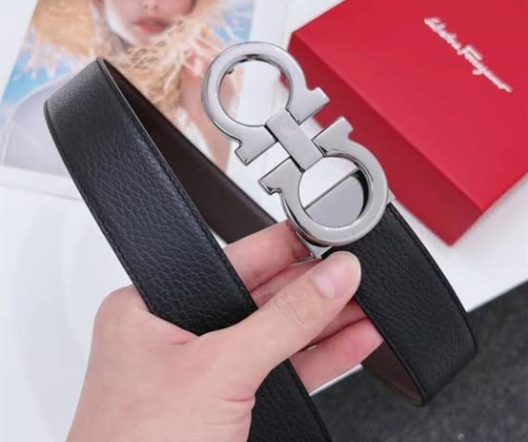 Ferrari Logo Men Dressing Belt