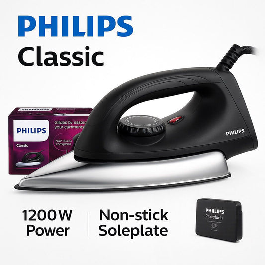 Philips Dry Iron Non-Stick Soleplate