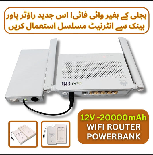 Wifi router powerbank