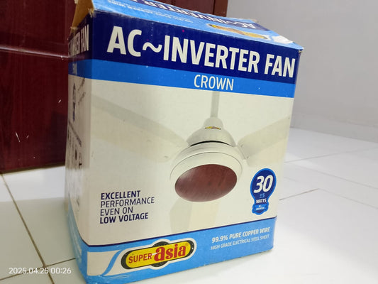 Super Asia 30 watts fan with warranty