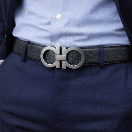 Ferrari Logo Men Dressing Belt
