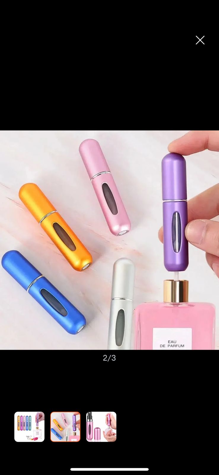 5 ml Portable Mini Perfume Refill Bottle
