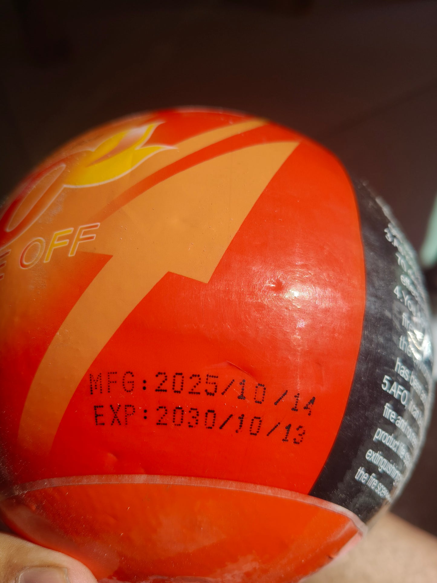 fire ball extinguisher five years Expiry with stand