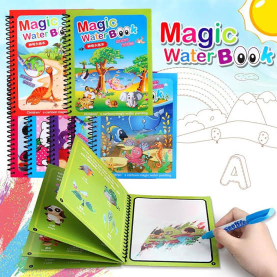 Magic book with pen pack of 3 books