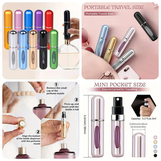5 ml Portable Mini Perfume Refill Bottle