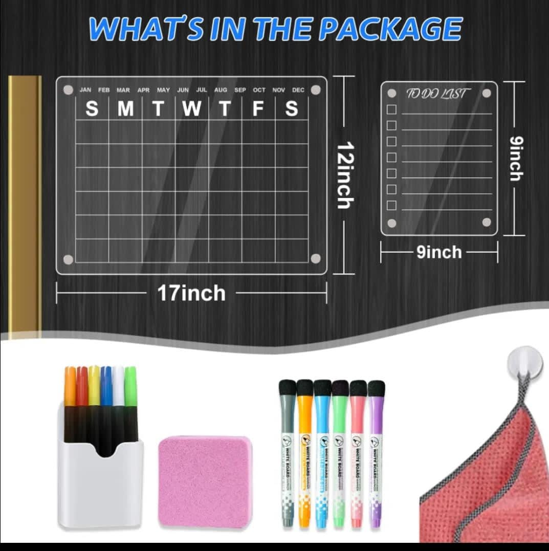 Acrylic Fridge Magnetic Board