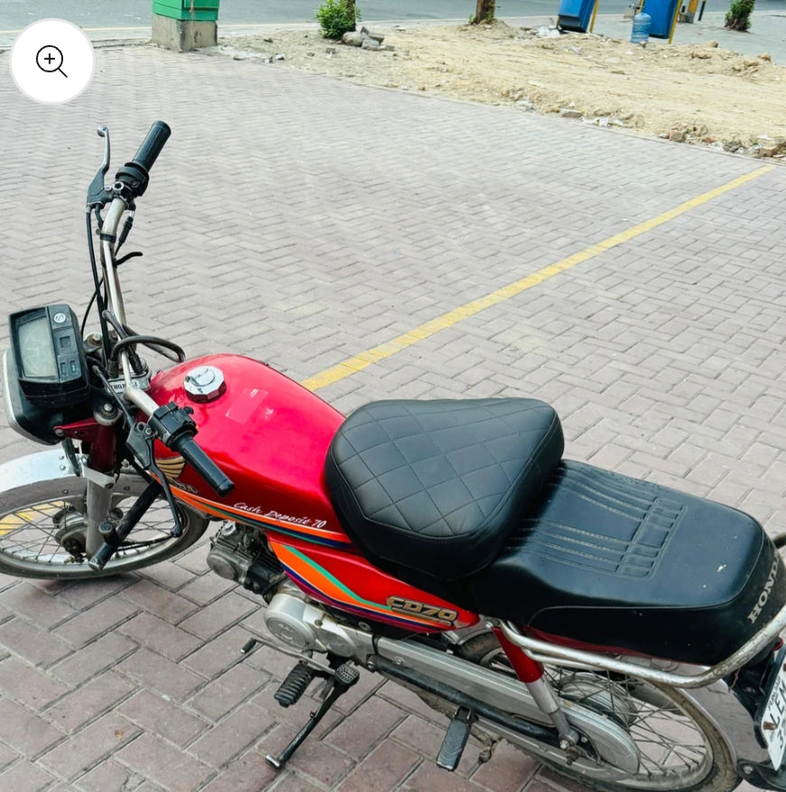 Back pain relief Bike cushion random cover design